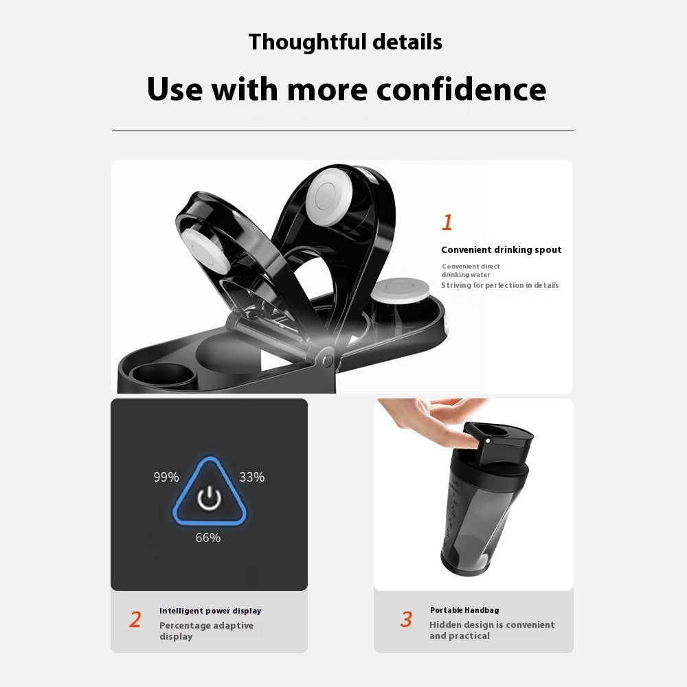 VoltMix™ Pro — High-Powered Wireless Portable Blender (360W)