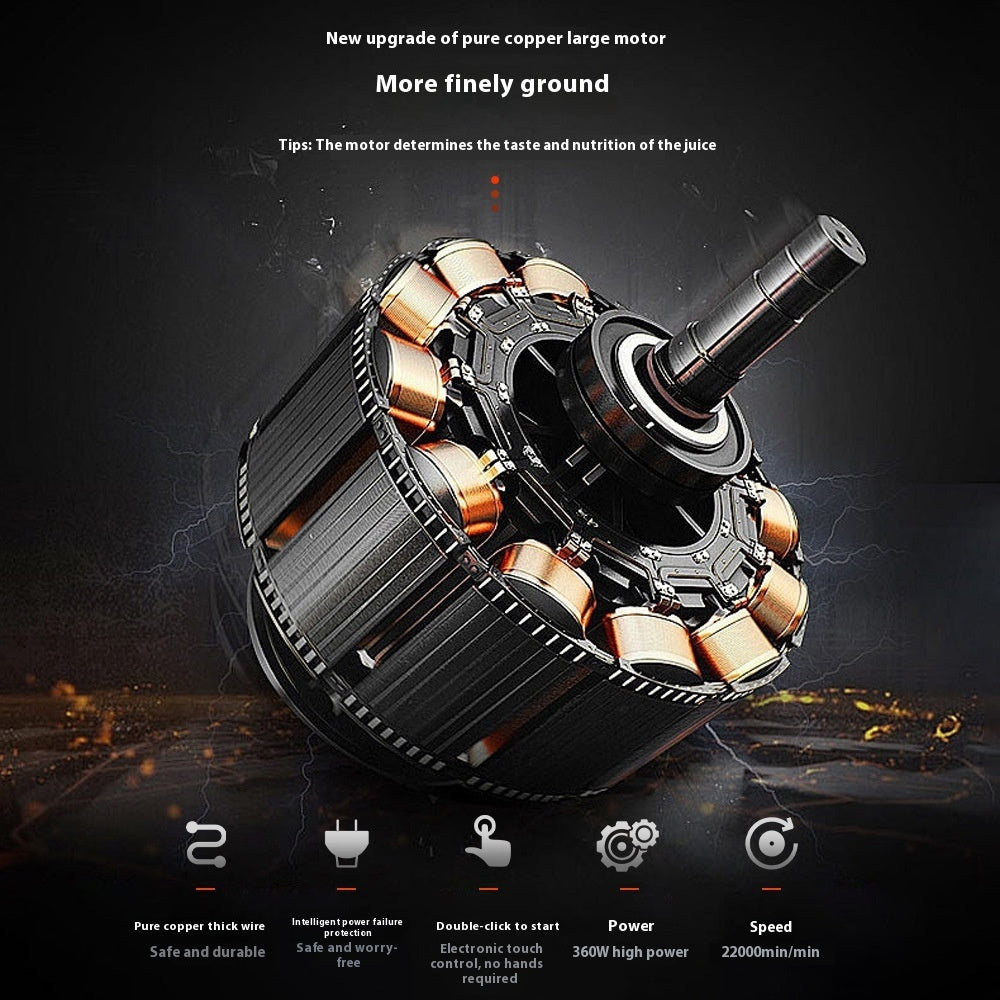 VoltMix™ Pro — High-Powered Wireless Portable Blender (360W)