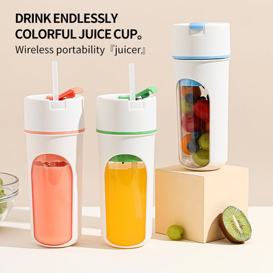 VoltMix™ SmartBlend Cup – 400ml Portable Smoothie & Juice Maker